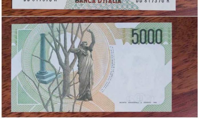 Euro Per Questa Banconota Da Mila Lire Quella Pi Famosa