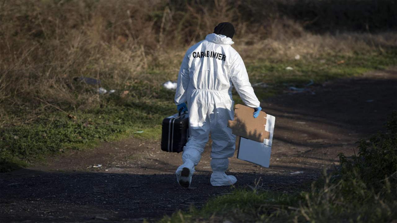 Tivoli cadavere strada anziano morto