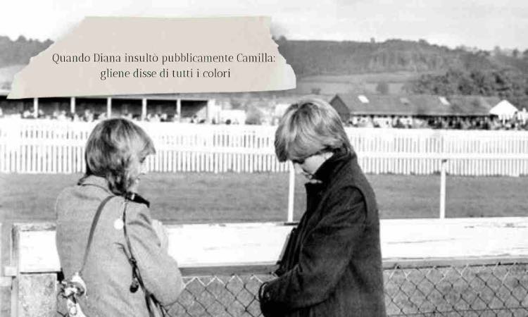 Lady Diana e lo scontro con Camilla
