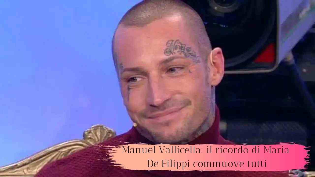 Manuel Vallicella omaggio Maria De Filippi