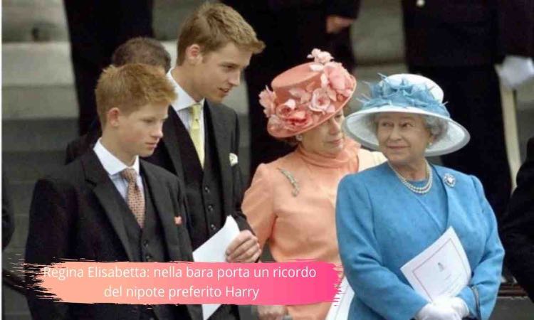 Regina Elisabetta, nella bara un ricordo di Harry 