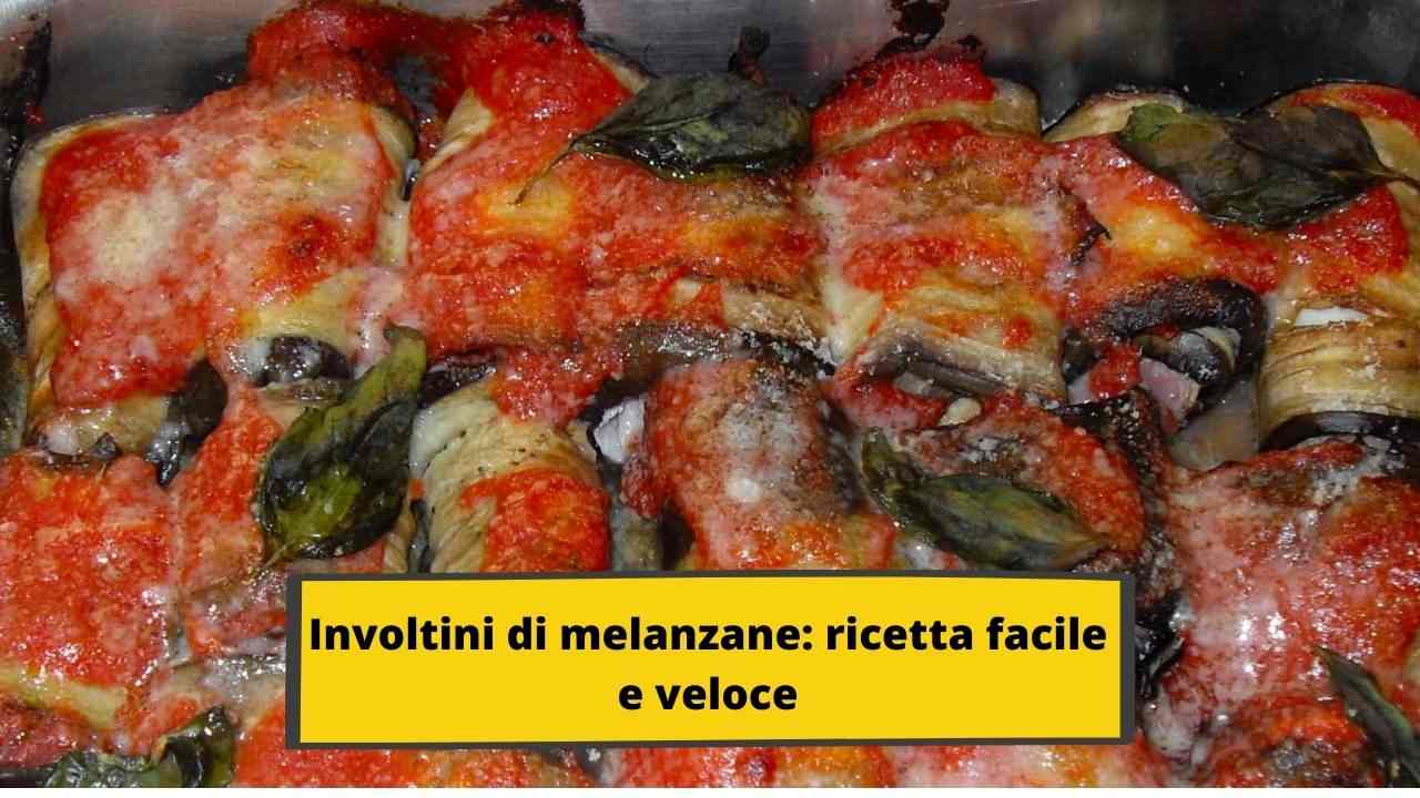 involtini di melanzane: la ricetta