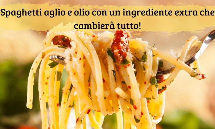 spaghetti aglio olio ingrediente extra
