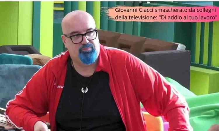 Giovanni Ciacci smascherato dai colleghi della tv