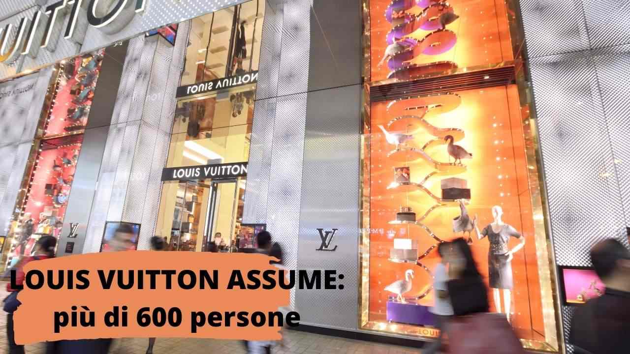 assunzioni Louis Vuitton