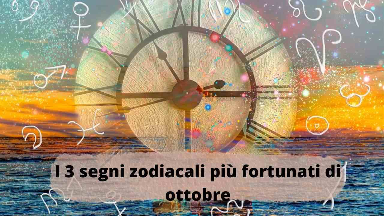 i 3 segni zodiacali più fortunati di ottobre