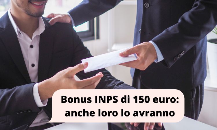 Bonus INPS 150 euro