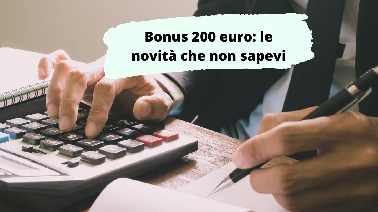 news sul bonus da 200 euro