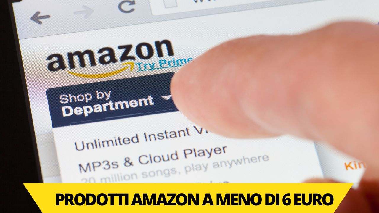 prodotti amazon a meno di 6 euro