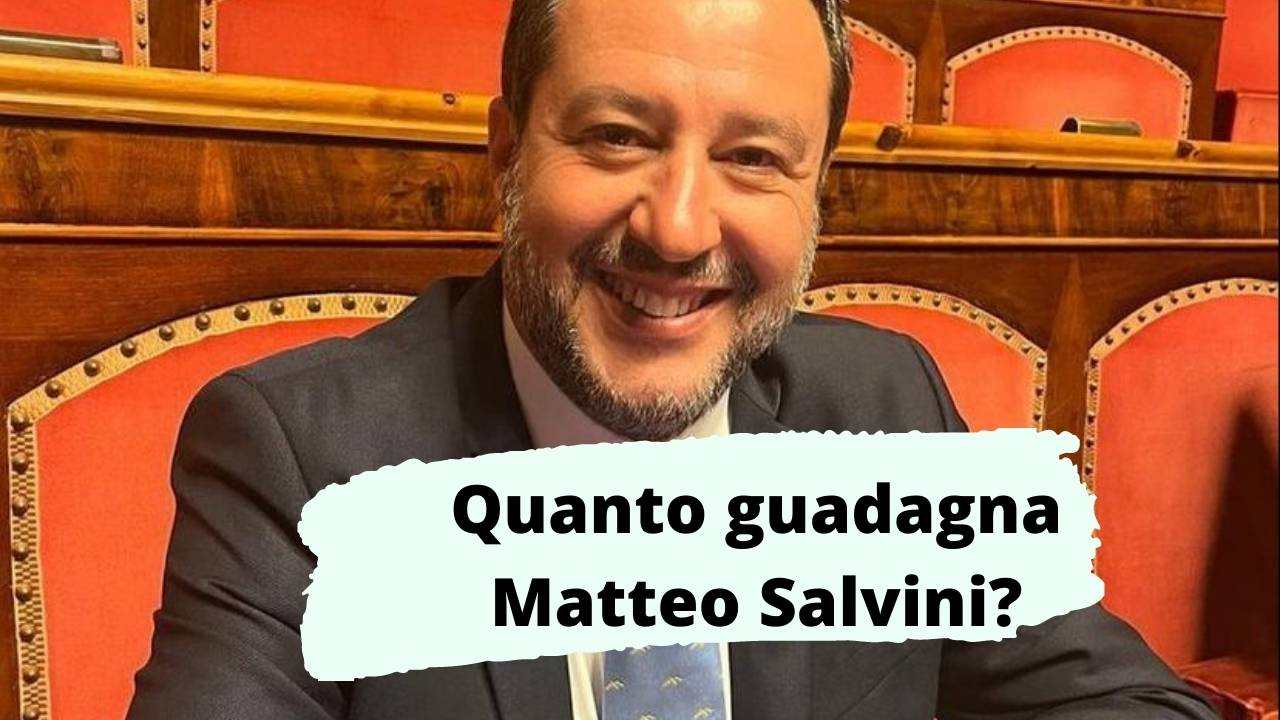 lo stipendio di Salvini