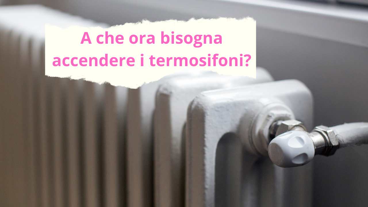 orario termosifoni