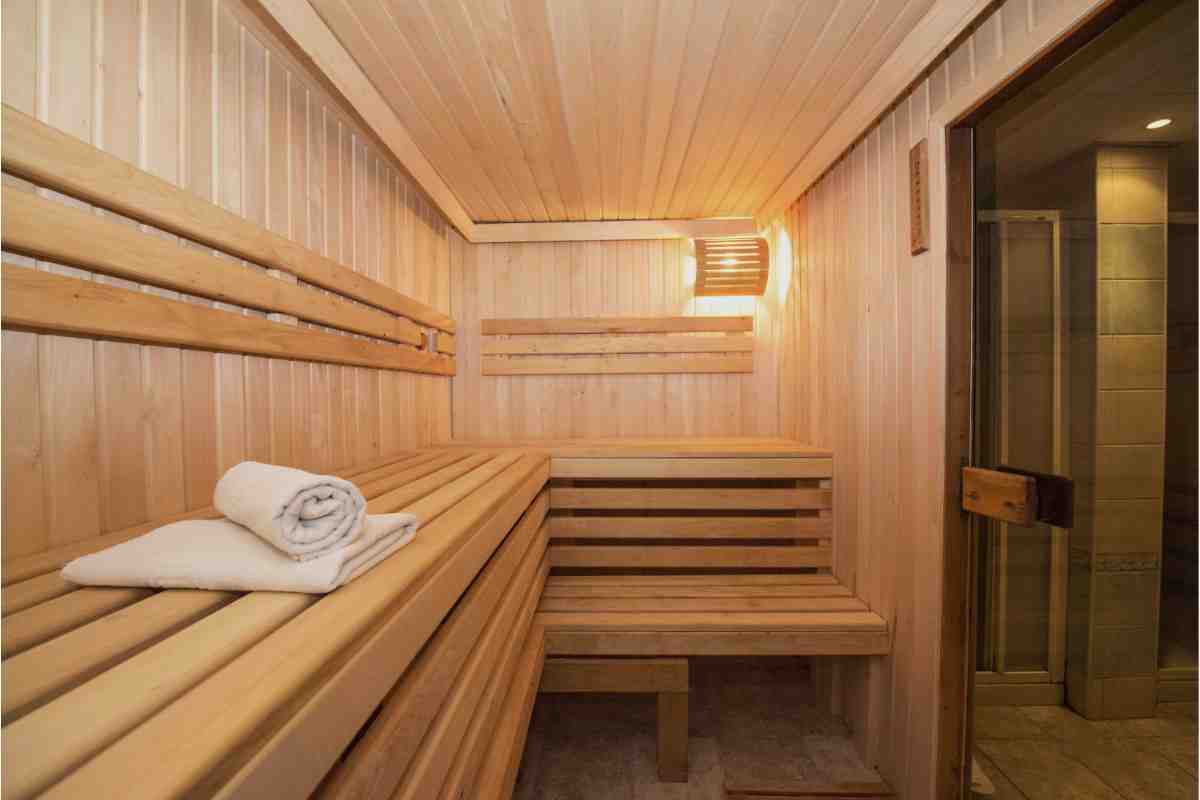 la sauna non è solo relax