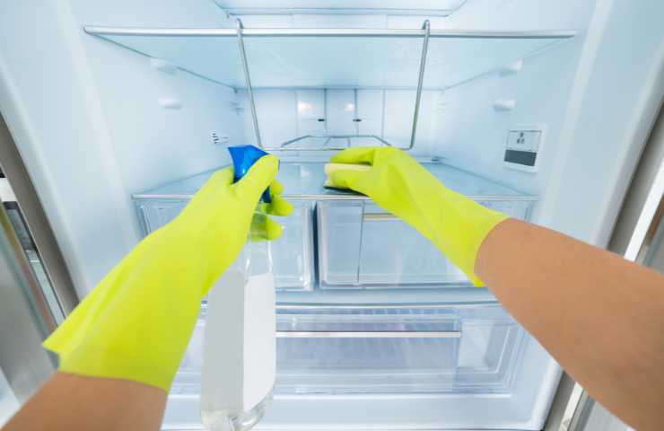 pulire il frigo con un escamotage particolare