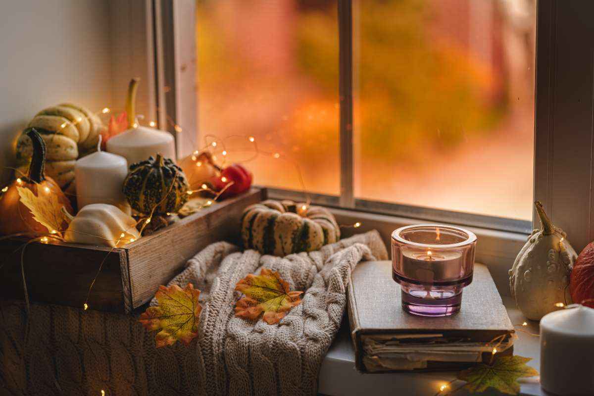 centrotavola autunnale cozy